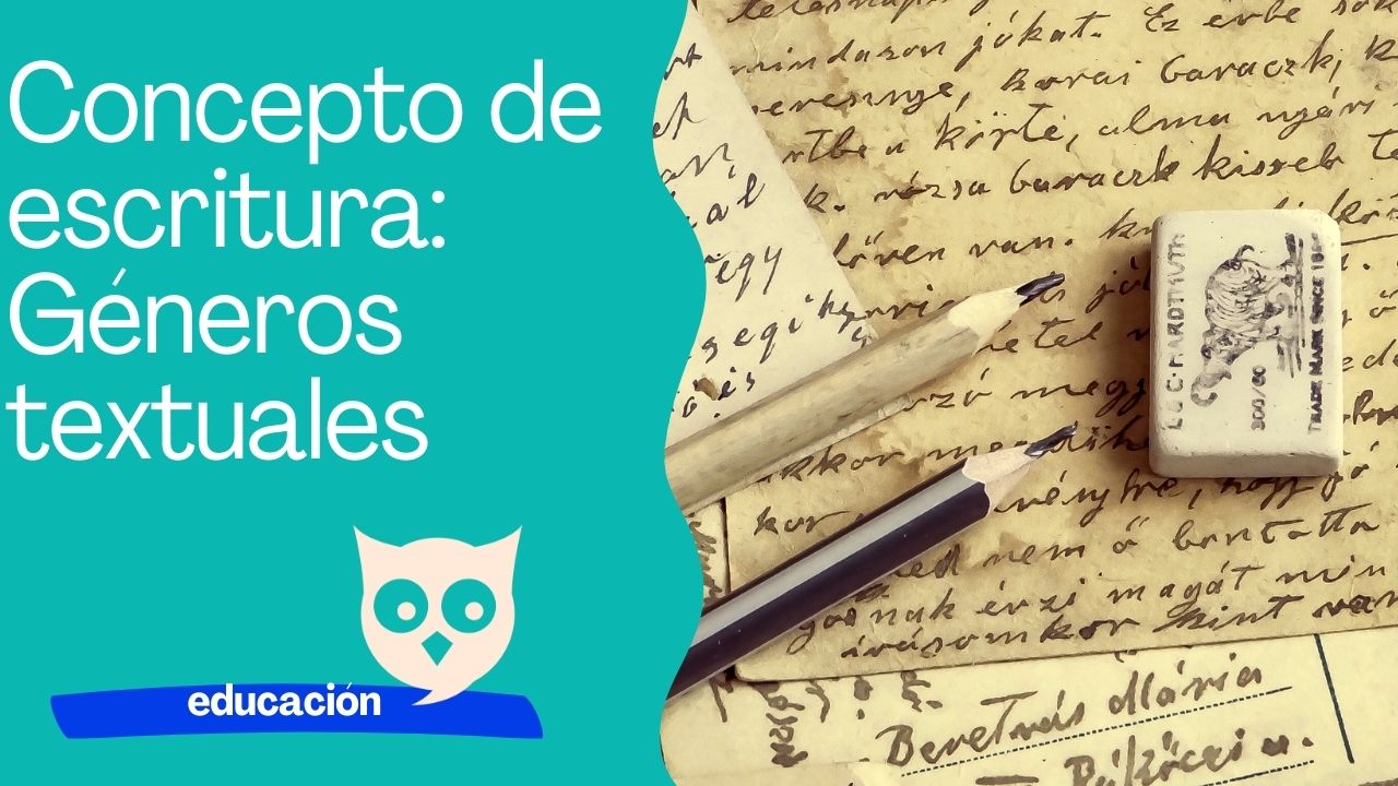 Concepto de escritura Géneros textuales