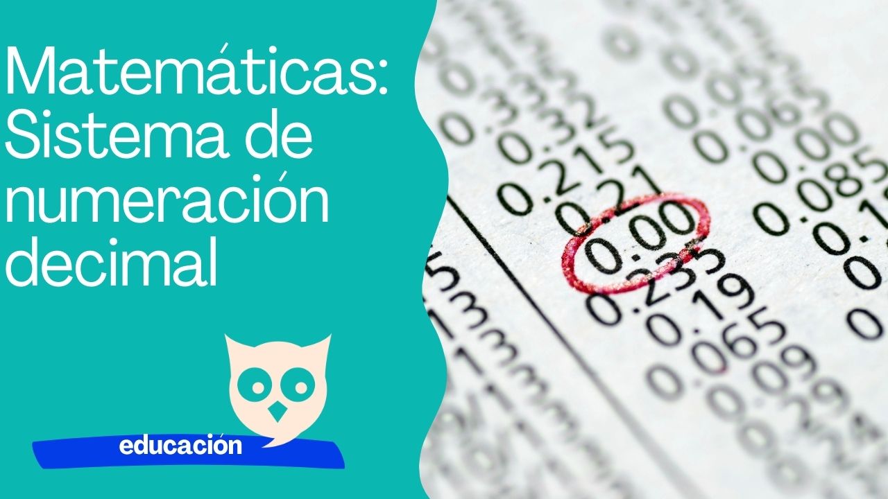 Matemáticas Sistema de numeración decimal