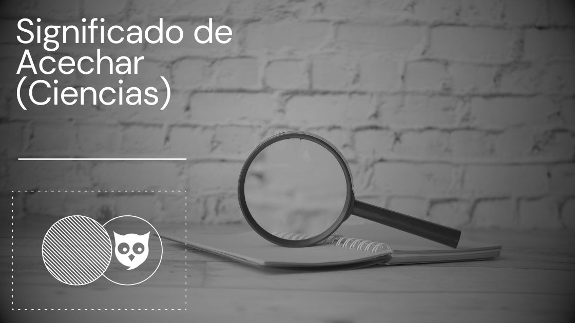 Significado de Acechar (Ciencias)