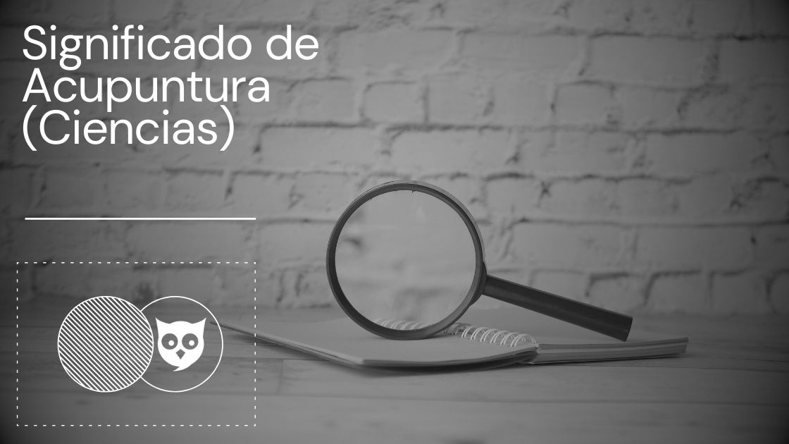 Significado de Acupuntura (Ciencias)