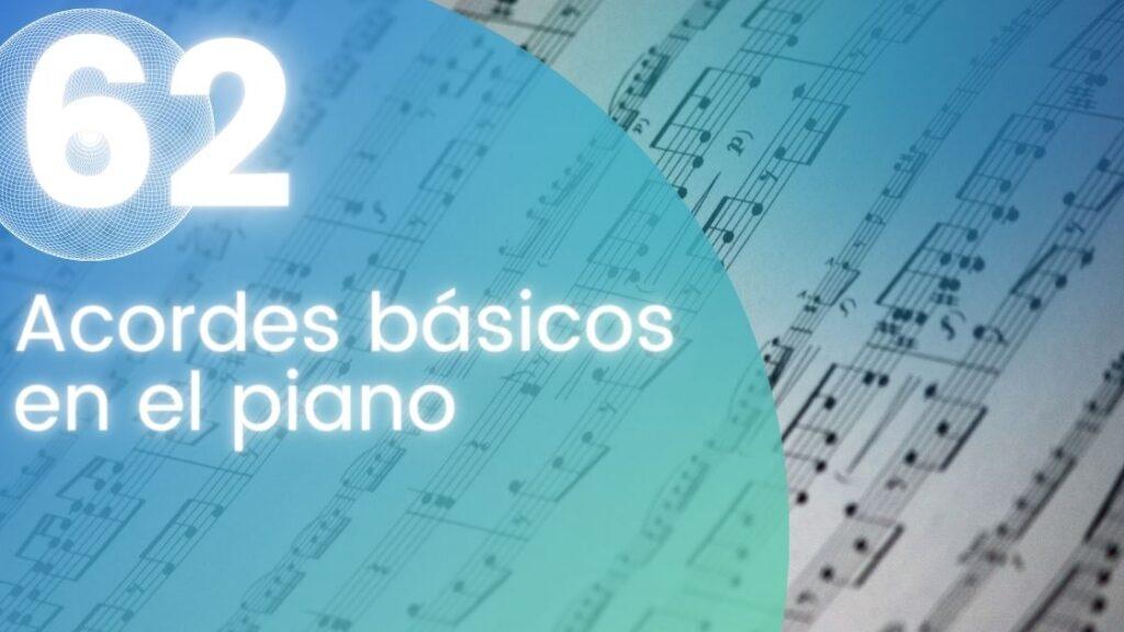 Acordes básicos en el piano