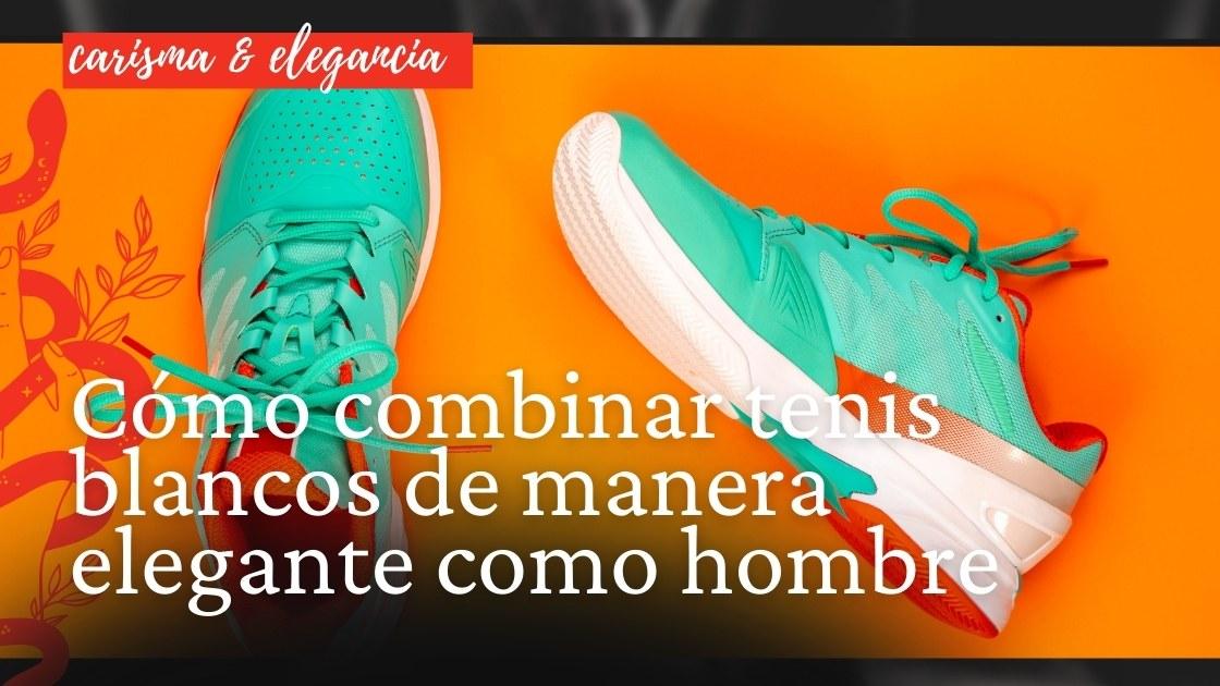 Cómo combinar tenis blancos de manera elegante como hombre
