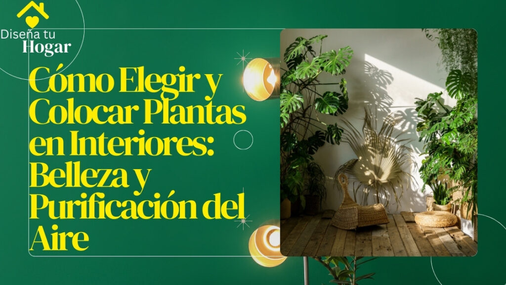 Cómo Elegir y Colocar Plantas en Interiores: Belleza y Purificación del Aire