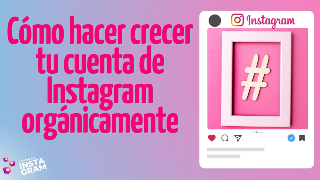 Cómo hacer crecer tu cuenta de Instagram orgánicamente