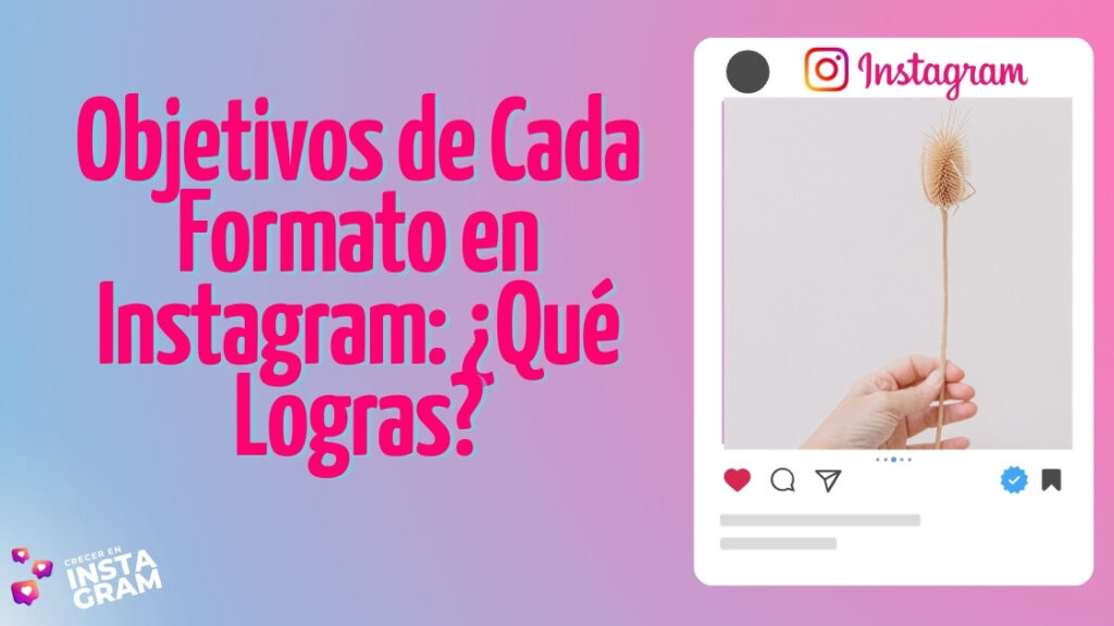 Objetivos de Cada Formato en Instagram: ¿Qué Logras?